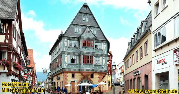 In der Altstadt von Miltenberg sind auch heute noch viele sehenswerte Fachwerkgebude zu finden.